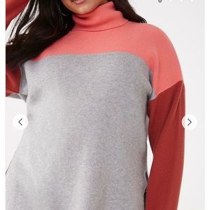Plus Size color block sweater - forever 21